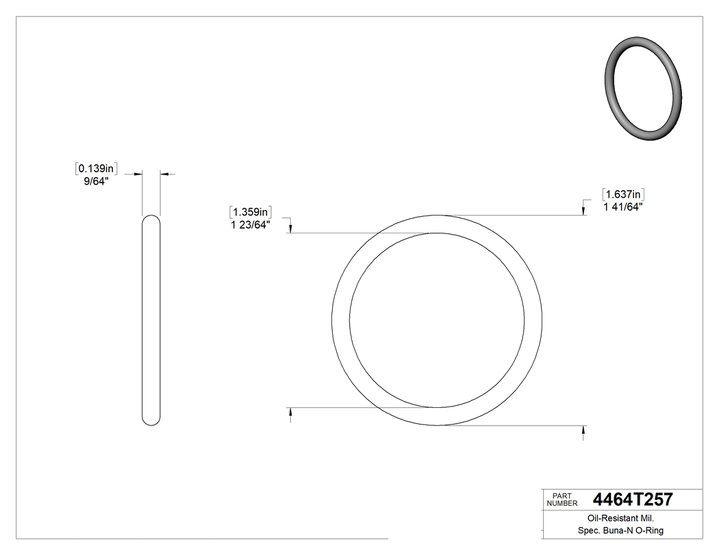 Technical drawing - 4464T257